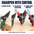 Portable Multi-Purpose Blade Sharpener Set for Knives, Scissors & Tools