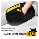 Static hair removal gloves