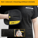 Static hair removal glove