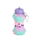 Creative Collapsible Water Bottle | Kids' Impact-Resistant Sports Flask | Silicone Soccer & Basketball Cycling Cup