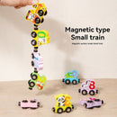 Magnetic Wooden Number Train - Educational Toy for Kids