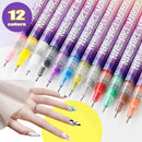 🎨 12 Color Nail Art Pen Set – Fun for Kids & Stylish Nails for Women
