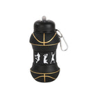 Creative Collapsible Water Bottle | Kids' Impact-Resistant Sports Flask | Silicone Soccer & Basketball Cycling Cup