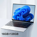 LENO 14.1"Ultra Slim Laptop 16GB RAM 2TB SSD Intel N3700 Windows 11 Notebook Gamer 1920*1080 HD Display Office Study Computer PC