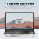 New 14.1" Ultra Slim Laptop 16GB RAM 2TB SSD Intel N3700 Notebook Gamer 1920*1080 Display Office Study Computer PC Windows 11