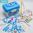 Doctor Set For Kids Pretend Play Girls Role-playing Games Hospital Accessorie Medical Kit Nurse Tools Bag Toys For Children Gift