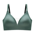 Latex Seamless Underwear Women No Steel Ring Lace Tube Top Gathered Sports Pure Color Bra Breastfeeding Anti-sagging Bra