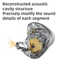 KZ ZAS 16 Units Earphones 7BA+1DD Dynamic hybrid Earbuds HiFi Bass Sport Headset Noise Cancelling in Ear Monitors