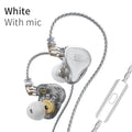 KZ ZAS 16 Units Earphones 7BA+1DD Dynamic hybrid Earbuds HiFi Bass Sport Headset Noise Cancelling in Ear Monitors