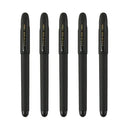 Office frosted gel pen 1.0 large capacity bullet head black signature pen stationery wholesale