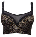 BingYanFuShi Black Khaki Cotton Bras Women Push Up Solid B C D E F Cup Bralette Full Lace Sexy Big bust 34-46 Lingerie TOP C3307