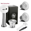 Food-Grade Stainless Steel Reusable Capsule Coffee Compatible For Nespresso Coffee Machine Original Line With Dosing Ring