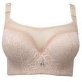 BingYanFuShi Black Khaki Cotton Bras Women Push Up Solid B C D E F Cup Bralette Full Lace Sexy Big bust 34-46 Lingerie TOP C3307