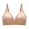 Latex Seamless Underwear Women No Steel Ring Lace Tube Top Gathered Sports Pure Color Bra Breastfeeding Anti-sagging Bra