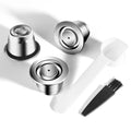 Reusable Coffee Capsule For Nespresso Stainless Steel Espresso Cups Refillable Coffee Pods Capsule With Tamper Dosing Ring