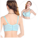 BingYanFuShi Black Khaki Cotton Bras Women Push Up Solid B C D E F Cup Bralette Full Lace Sexy Big bust 34-46 Lingerie TOP C3307