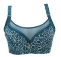BingYanFuShi Black Khaki Cotton Bras Women Push Up Solid B C D E F Cup Bralette Full Lace Sexy Big bust 34-46 Lingerie TOP C3307