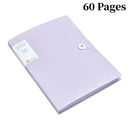 A4 File Folder Display Book 30/60 Pages Transparent Insert Paper Document Organizer Bag Office School Supplies Stationery