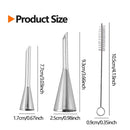3pcs Nozzles Sets Cake Icing Tips Piping Pastry Bag Bakery Puff And Cupcake Cream Decorating Tools Professional Accessories