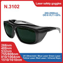 laser glasses 190-2000nm 10600nm OD6 CO2 Laser Protection goggles 1064 532 200-2000nm IPL Laser Safety Glasses  Laser protection