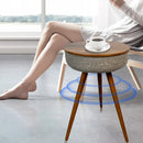 Smart Wireless Charging Coffee Table Bluetooth Stereo Audio Sofa Side Table Music Coffee Table with USB Charger