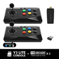 DATA FROG Y3 Arcade 4K Video Game Console With Game Arcade Keyboard Built-in 10000 Games Stick For PS1/FC/GBA Retro TV Dendy