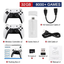 Video Game Sticks M8 Console 2.4G Dual Wireless Controller Game Stick 4K 20000 games 64GB Retro game For Dropshiopping Xmas Gift