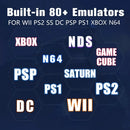 LZAKMR 1037u 4G RAM Retro Super Console U7 500G HDD over 70000+ Classic Games for Wii PS2 SS DC PSP GameCube Plug and Play on TV
