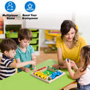 4-Player Wooden Dice Game - A Traditional Math Decision-Making Game Perfect for Parties and Family Interaction