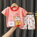 Cartoon print Newborn baby Clothes set soft cotton Baby set Baby girls Set 0-3year summen baby girls clothes set