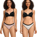 6pcs Women's Panties Sexy Underwear Women Briefs Brazilian Lingerie High Waist Female Underpants Plus Size
