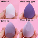 4Pcs Makeup Sponge Powder Puff Dry and Wet Combined Beauty Foundation Tools Cosmetic Ball Powder Puff Bevel Cut Make Up Sponge