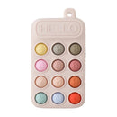 1Pcs Food Grade Baby Silicone Teether Toy Cartoon Car Nursing Teething Ring BPA Free Newborn Health Molar Chewing Accessorie Toy