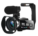 Full HD 8k Professional Video Camera 48MP WiFi Camcorder Digital 16X Zoom Streaming Auto Focus Cam