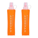 UTOBEST UTR203 250ml 500ml Soft Flask Folding Collapsible TPU Water Bottle for Running Hydration Pack Vest