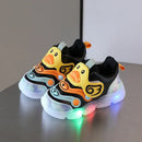 Baby Shoes with Lights on Women New Breathable Mesh Soft Soled Baby Walking Shoes Children Sports Luminescent Shoes Boy Newborn
