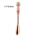 Face Lift Eye Massager Natural Jade Stone Steel Ball Beauty Tools Eye Cream Divided Scoop Massage Roller Silicone Makeup Stick