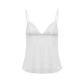 Women y2k Fairy Pleated Mesh Sheer Camisole Mini Bowknot Front Spaghetti Strap V-Neck Lace Cropped Tops Clubwear Streetwear