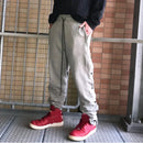 Autumn Winter Thick Sweatpants Men Side Button Sportswear Solid Brand Male Sweat Pants Oversize Clothing 2023 Hip Hop Black Grey