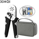 0.08-6mm2 Tubular Terminal Crimping Pliers HSC8 6-6A Crimper Wire Mini Ferrule Crimper Tools Household Electrical Kit With Bag