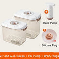Vacuum Food Storage Box Fresh-Keeping Canister Sealed Storage Container Large Capacity Food Dispenser  Kitchen Storage Box