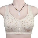 Comfortable Cotton Bras For Women Wireless Bra Front Closure Underwear Soft Lingerie Large Bust