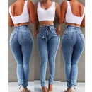 Creatively Designed Plus Size Trendy Cotton Women's Jeans Proxy Alliance Summer 2024 Street Style Cross-Border Goods In Stock