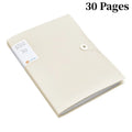 A4 File Folder Display Book 30/60 Pages Transparent Insert Paper Document Organizer Bag Office School Supplies Stationery