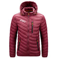 Men's Winter Thermal Jacket Moto Poc Cycling Hooded Warm Coat Outdoor Windbreaker Mountain Bike Cothing MTB Bicycle Down Jackets