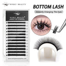 winky beauty Mink Individual Bottom Eyelash Extension B/C Curl 5-7Mix Professional Under Lash Make up Natural False Lashes