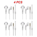 New Vido High Quality Wired Earphones Soundtrack Stereo Headset Game Headset Bass Noise Headphones Study Sports Headphone