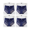 4pcs Sexy Lace Panties Women's Underpants Large Size Mid-Rise Waist Briefs Breathable Lift buttocks Female Underwear