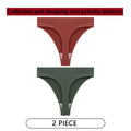 CINOON 2Pcs/Lot Women Sexy 5 Color Panties Low-waist Comfort Underwear G String Thong Breathable Lingerie Temptation Intimates