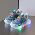 Baby Shoes with Lights on Women New Breathable Mesh Soft Soled Baby Walking Shoes Children Sports Luminescent Shoes Boy Newborn